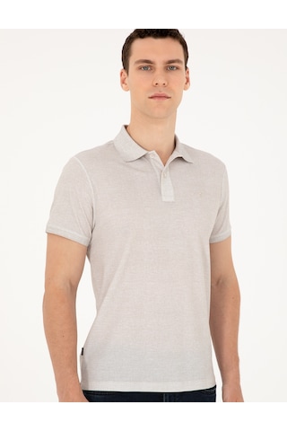 Pierre Cardin Erkek Bej Tişört 50288926-vr011 Bej