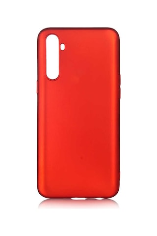 Realme 6 Kılıf Zore Premier Silikon Kapak Kırmızı
