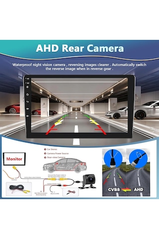 Smartgo 9 İnç 6+128 Gb Hafıza 4k Oled Android Carplay Navigasyon Multimedya Sistemi 9"