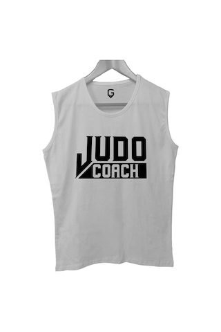 Top Glory Judo Coach Baskılı Kolsuz Sporcu T-shirt Tank Top Sporcu Fitness Atlet
