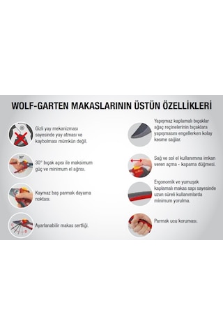 Wolf Garten Hs-B Çit Biçme  Makası