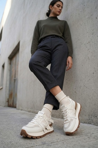 Lufian 121230086 Emily Kadın Klasik Sneaker Beyaz