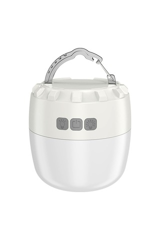 Teltree Uzun Ömürlü Led Kamp Lambası: 3 Renk Sıcaklığı, Şarj Edilebilir, Su Geçirmez, Taşınabilir Çadır Aydınlatması Bej