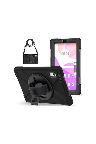 Lenovo Tab M9 Defender Zırhlı Tam Koruma Silikon Kapaklı Kılıf