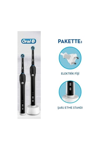 Oral-B Pro1 790 Black Edition Cross Action Şarj Edilebilir Diş Fırçası 2'li