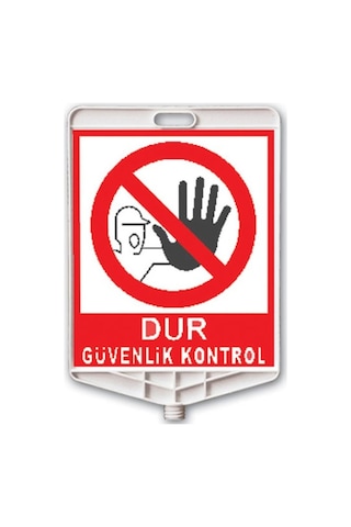 Klasik Kedi Gözlü Ağırlıklı Boş Levhalı Trafik Koni Seti Trafik D N11.275