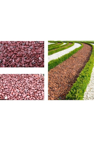 Dolomit Taşı Bordo 4-6 Cm 20 Kg Doğal Dekorasyon Taş