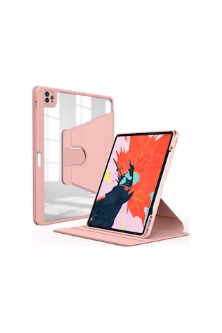 Apple Uyumlu iPad Pro 3. Ve 4. Nesil M1-m2 Çip 2021 / 2022 11'' Inç Kalemlikli Standlı Klılıf Kılıf
