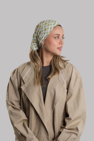 Yağ Yeşili Pratik Hazır Geçmeli Buff Bandana Sandy Desenli Boru Bone 2419 36