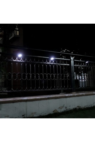 L6060-2 40leds Açık Güneş Işıkları Klipsli Hareket Sensörü Siyah Siyah