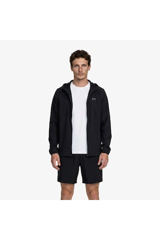 Under Armour Velociti Pro Storm Erkek Siyah Koşu Ceket 6005897