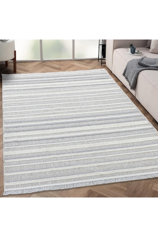 Trinket Serisi Krem Yumuşak Bukle Dekoratif Kilim T225a