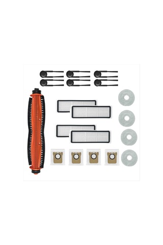 Gildedwill Xiaomi Mijia M40s/ov31cn Elektrikli Süpürge Aksesuarları İçin 19 Adet Ana Silindir Yan Fırça Hepa Filtre Paspas Bezi Toz Torbaları