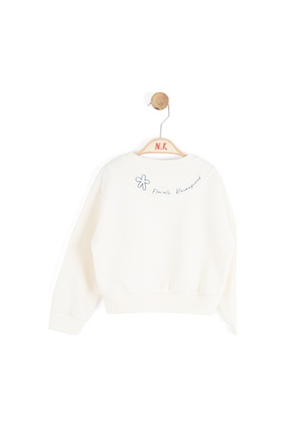 Xo Kids Kız Çocuk Sweatşirt 9 Ay - 4 Yaş39601 Krem - Lacivert