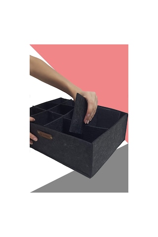 Çekmece - Dolap Içi Düzenleyici Organizer Ayarlanabilir 3 X 4 Mavi