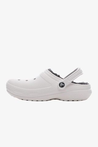 Crocs Classic Lined Clog Unisex Beyaz Clog Terlik 203591-10m-5680 Gri