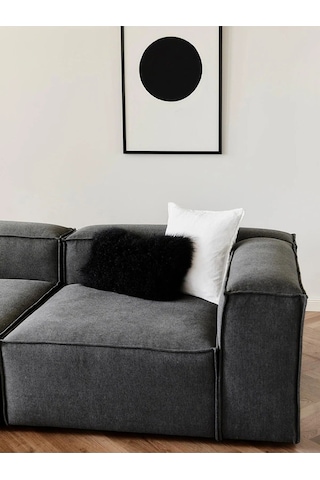 Nex 4 Modül Modüler L Köşe Koltuk Takımı Antrasit