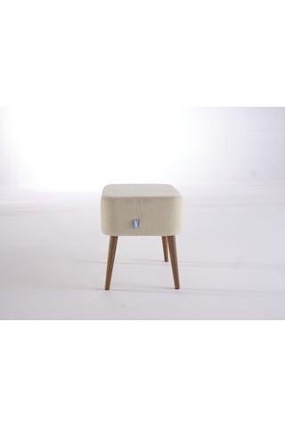 Doqu Home Viola Puf Koltuk - Bej