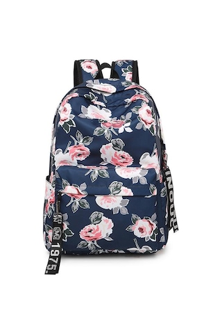 Sırt Çantası Bayan Sırt Çantası Etnik Rüzgar Baskı Çiçek Su Geçirmez Büyük Kapasiteli Seyahat Kadın Çantası Öğrenci Okul Çantası Matches The İmage Çok Renkli
