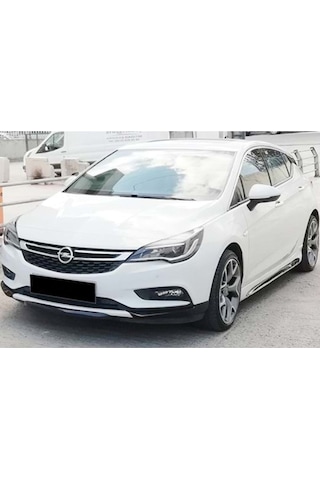 Opel Astra K Twin Ön Flap Ön Tampon Flap 2015+ P Black , Abs Plastik