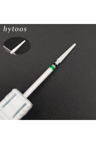 Hytoos Seramik Tırnak Matkap Ucu 3/32 "döner Tırnak Eti Temiz Çapak Uçları Manikür Elektrikli Matkap Aksesuarı Tırnak Güzellik Araçları-l358t