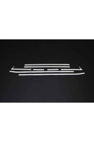 OPEL CROSSLAND X 2017 ÜZERİ CAM ÇITASI 8 PARÇA PASLANMAZ KROM