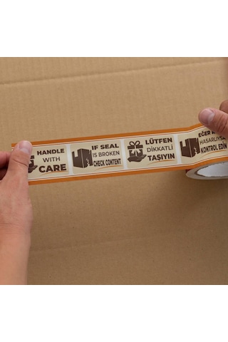 Lütfen Dikkatli Taşıyın Koli Bandı En:45cm Metraj:66metre 1adet