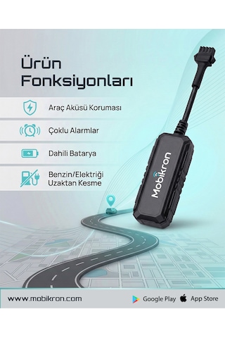 Mk190-1 2026 Nesil Araç Takip Cihazı - 12 Ay Hat+server Dahil - Uzaktan Motor Blokajlı Tak Çalıştır
