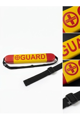 Profesyonel Guard Cankurtaran Kemeri Kurtarma Kemeri Kırmızı - Sarı