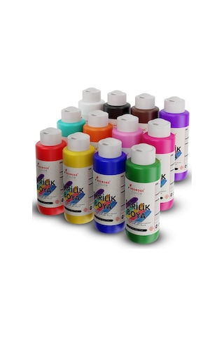 Red Rose Tüm Renkler Akrilik Boya 12'lı Set 12 x 120 ML