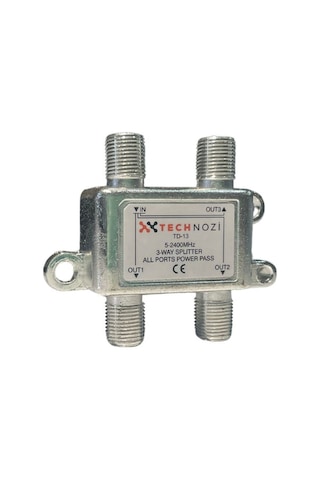 3 Lü Uydu Splitter Kablo Tv Rg6 4818p Çoklayıcı Dağıtıcı Anten Çanak Çevirici Switch Hub