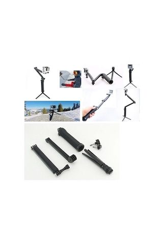Gplus Gp238 Eken Sjcam Uyumlu Monopod Stand Gopro 5gpr Afaem 001