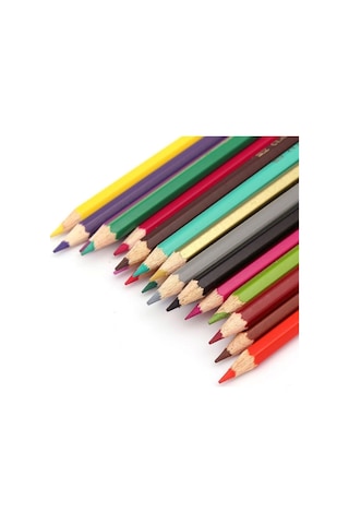 Faber Castell Faber-Castell 24 Renk Metal Tüp Kuru Boya Kalemi
