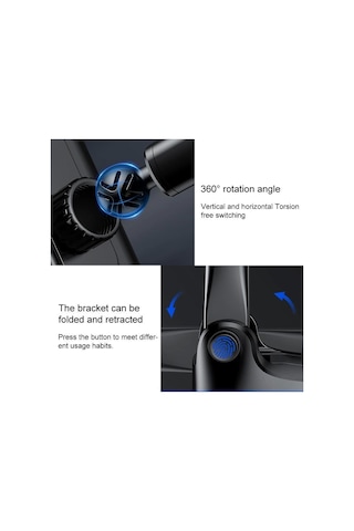 Joyroom Jr-zs219 Kablosuz Şarj 15w Vantuzlu Cep Telefonu Tutucu Siyah Çok Renkli