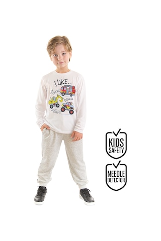İnşaat Araçları Erkek Çocuk T-shirt Pantolon Takım