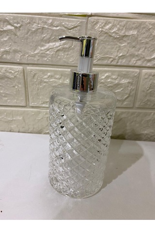 500 Ml Cam Sabunluk Cam Premium Sıvı Sabunluk