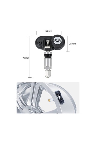 Sones Araba Yüksek Hassasiyetli Solar Şarj Lastik Basıncı İzleme Sistemi Tpms, Dahili Bip Sensörü