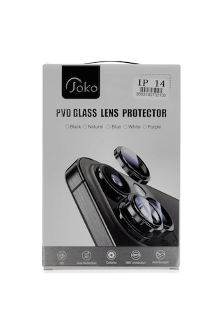 Joko Apple Uyumlu iPhone 15 Pvd Metal Kamera Lens - Turuncu Diğer
