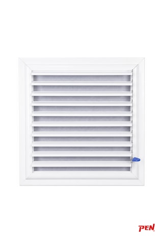 Alüminyum Banyo Wc Havalandırma Menfezi 48x48 Beyaz Seri