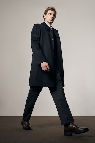 Koyu Lacivert 110 Cm Kaşe Düz Sırt Kapitoneli Astar Comfort Fit Classic Palto 1005255154 Koyu Lacivert