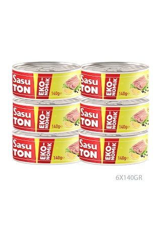 Sasu Ekonomik Ton Balığı 6x140gr
