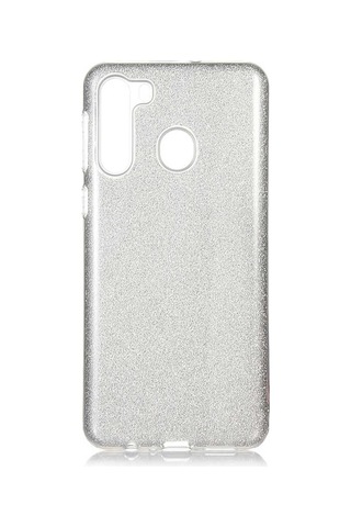 Samsung Uyumlu Galaxy A21 Kılıf Zore Shining Silikon Mavi