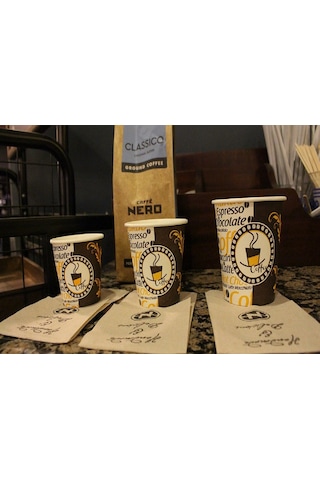 Excodi Cup Aygün Cup Karton Bardak 4 oz 100 ML - 300 Adet