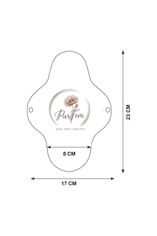 Yıkanabilir Doğal Kadın Pedi 12'li Karışık %100 Pamuk 4m+4l+4xl