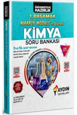 Aydın Tyt Kimya Maarif Modeline Uyumlu 1. Basamak Soru Bankası Aydın Tyt Kimya Maarif Modeline Uyumlu 1. Basamak Soru Bankası