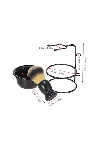 Tıraş Fırçası Standı Ve Kase Seti