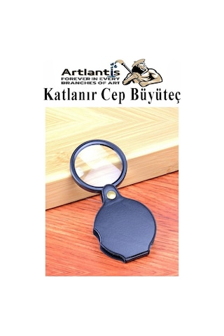 Katlanır Cep Büyüteç 60 Mm 1 Adet 10x Büyütme Lens Cepte Taşınan Optik Lens Mercek Okuma Büyüteci Mini Cep El Büyüteci