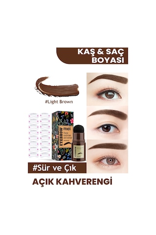 Kaş Şekillendirici Ve Saç Dolgunlaştırıcı Set-suya Dayanıklı Yeniden Kullanılabilir Şablon Light Diğer