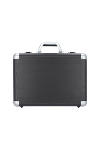 Alumaxx 45 Cm Laptop Bölmeli Evrak Çantası, Siyah, Alüminyum, Organizerli