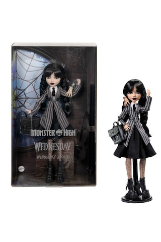 Monster High Wednesday Okul Üniformalı Bebek HXJ04